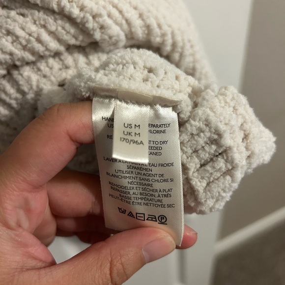 Free People Ivory Be Yours Cowl Neck Knit Sweater - M - Picture 9 of 12